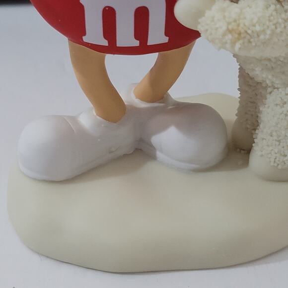 Snowbaby Figurine with Red M&M - "Red Is My Favorite Color" - Picture 4 of 12